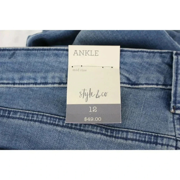 ladies style&co skinny ankle jeans size 12 - Picture 6 of 6